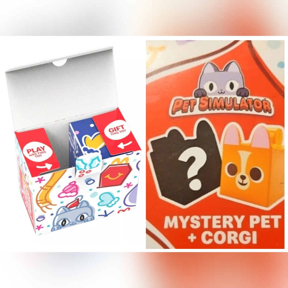McDonald's | Happy Meal Toy - Pet Simulator Mystery Pet plus Corgi
